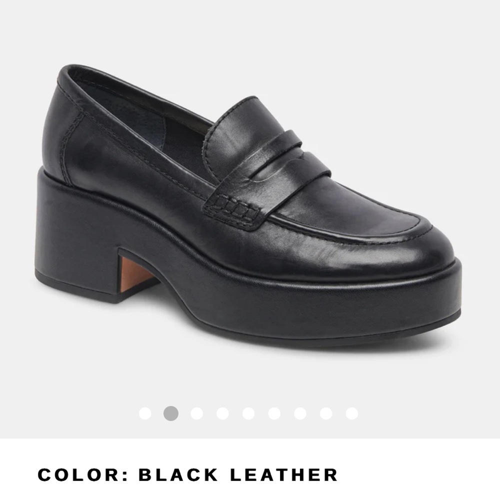 NIB Dolce Vita Yanni Leather Loafer, Sz 9.5